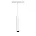Skinne spot PIPE 15W PENDULUM - TRACK48 (DALI) DALI styrbar, UGR < 19, magnetisk montering IP20, hvid d�mpbar