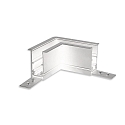 hj�rnestik CORNER 90� HORIZONTAL - TRACK48 RECESSED isoleret, mekanisk, vandret, hvid