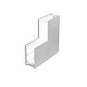 corner connector TRACK48 SURFACE isolated, mechanical, vertacal, white