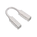 flex connector TRACK48 - FLEXIBLE 180� DALI controllable, 4-pole, adjustable, universal, white