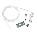 accessories wire suspension TRACK48 SURFACE (FLAT) set of 2, white