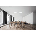 ISOLED surface / recessed luminaire FLEX PRO 235X235 CCT Switch, adjustable IP44, white dimmable