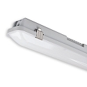 Fugtt�t armatur SL 150CM HF POWERSWITCH med sensor, omskiftelig, multipower IP66, gr� 
