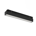 Skinne Line�rt lampe TRACK48 LINE+ ON-OFF 30CM med diffuser IP20, sort mat 