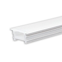 tilbeh�r profil d�ksel FLEX-COVER16 TWIST+BEND, opal, hvid 500cm