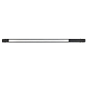 Skinne Line�rt lampe TRACK48 LINE+ MINI ON-OFF 42CM omskiftelig, prismatisk IP20, sort mat 