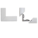 ISOLED Monteringsramme LED PANEL 308x1550, hvid