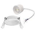 ISOLED Indbygget spotlys BACK68 svingbar IP20, hvid d�mpbar