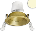 Indbygget spotlys BACK68 svingbar IP20, guld d�mpbar