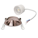 ISOLED Indbygget spotlys BACK68 svingbar IP20, rosa guld d�mpbar