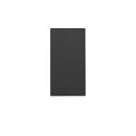 ISOLED Endkappe TRACK48 H50 2 stk., med d�ksel, sort