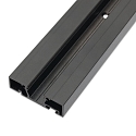 Gardineprofil CURTAIN 10 ONE 1-fold, sort