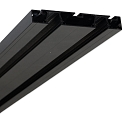 Gardineprofil CURTAIN 10 DOUBLE 1-fold, sort