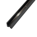 Gardineprofil CURTAIN 10 ONE FLAT 1-fold, sort