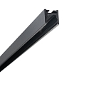 Gardineprofil CURTAIN 10 ONE FLAT 1-fold, sort
