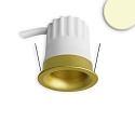 Indbygget spotlys BACK32 rund, g� tilbage IP20, guld d�mpbar