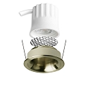 ISOLED Indbygget spotlys BACK32 rund, g� tilbage IP20, messing d�mpbar