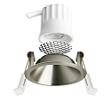 ISOLED Indbygget spotlys BACK45 rund, g� tilbage IP20, rustfrit st�l d�mpbar