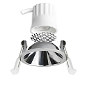 ISOLED Indbygget spotlys BACK45 rund, g� tilbage IP20, chrom d�mpbar