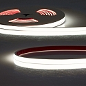 fully siliconised LED strip  FC940 FLEXTUBE 240LED/M - 500CM / 2XMINIAMP with plug opal, transparent, white