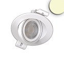 Indbygget spotlys SPHERE-68 svingbar IP54, hvid d�mpbar