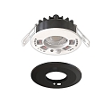 ISOLED Indbygget spotlys VARIO-68 IP65, sort 