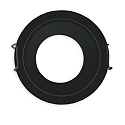 mounting frame MR11/GU10 MINI SPOT round, black