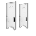 Endkappe EC 121 HALON 2 stk., med d�ksel, hvid