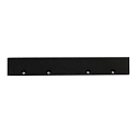 Endkappe EC 128 CURTAIN 10 DOUBLE 2 stk., sort