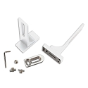 V�gholder 2 stk., lang, hvid