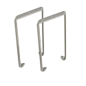 ISOLED beslag HALON Z64, s�lv