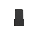 ISOLED Endkappe TRACK48 FLAT H25 2 stk., med d�ksel, sort