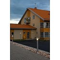 Konstsmide Udend�rs wall luminaire HEIMDAL E27 IP44, opal, s�lv