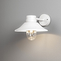 Konstsmide outdoor wall luminaire VEGA with shade E27 IP54, white dimmable