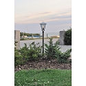 Standerlampe BENU E27 IP23, røgfarver, stål
