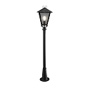 Konstsmide Standerlampe BENU E27 IP23, røgfarver, sort