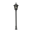 Konstsmide lampehoved VIRGO E27 IP23, r�gfarver, sort