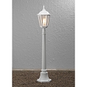 Konstsmide Standerlampe FIRENZE E27 IP43, gennemsigtig, hvid