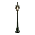 Konstsmide Standerlampe FIRENZE E27 IP43, gr�n, gennemsigtig