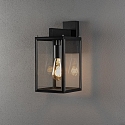 Konstsmide Udendørs wall luminaire CARPI E27 IP44, sort dæmpbar