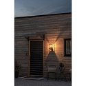 Konstsmide Udendørs wall luminaire CARPI E27 IP44, sort dæmpbar