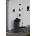 Konstsmide Udend�rs wall luminaire PISTOIA E27 IP54, sort d�mpbar