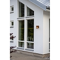 Konstsmide Udend�rs wall luminaire PISTOIA E27 IP54, rust d�mpbar