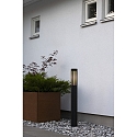Standerlampe PISTOIA E27 IP54, sort d�mpbar