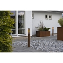 Konstsmide Standerlampe PISTOIA E27 IP54, rust d�mpbar