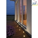 Konstsmide 6pc. set of Mini LED in-ground spots, I44, 12V, je 0.36W 3000K 5lm, stainless steel 304 / clear glass