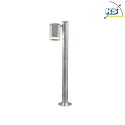 Path luminaire MODENA with pole, GU10 max. 35W, galvanised steel / clear acrylic glass