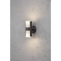 Udend�rs wall luminaire MODENA IP54, opal, sort