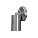 Udendørs wall luminaire MODENA svingbar GU10 IP44, rustfrit stål, gennemsigtig