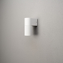outdoor wall luminaire TEMI down, cylindrical GU10 IP54, gold, black dimmable
